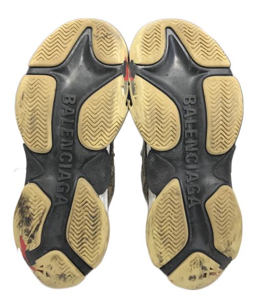 BALENCIAGA（バレンシアガ）BALENCIAGA (バレンシアガ) GUCCI (グッチ) The Hacker Project Triple S Trainer ベージュ サイズ:27.5cmの古着・服飾アイテム