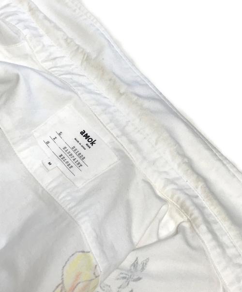 amok（アモク）amok (アモク) HAND-PAINT SHIRT ホワイト サイズ:Mの古着・服飾アイテム