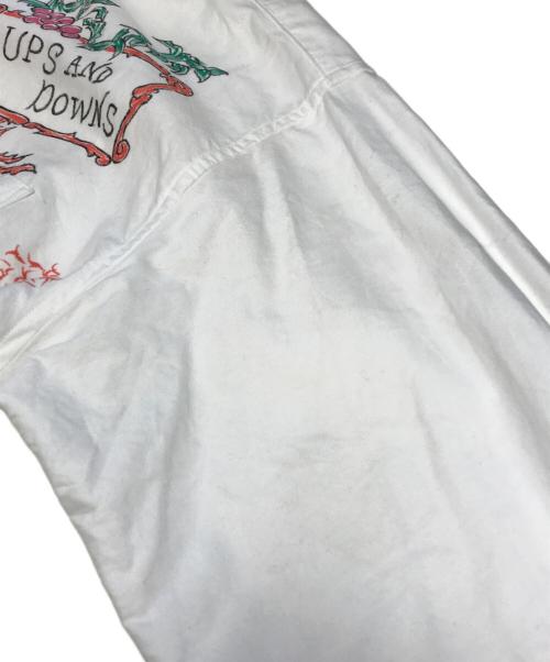 amok（アモク）amok (アモク) HAND-PAINT SHIRT ホワイト サイズ:Mの古着・服飾アイテム