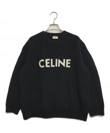 CELINE（セリーヌ）の古着「ロゴニット」｜ブラック