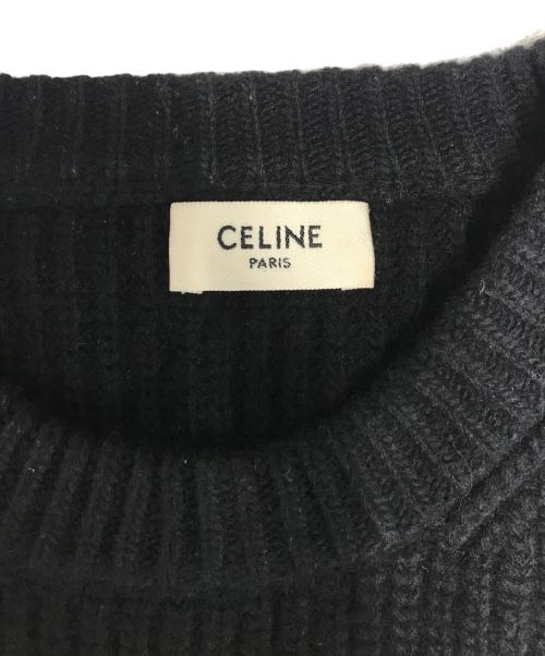 CELINE（セリーヌ）CELINE (セリーヌ) ロゴニット ブラック サイズ:XSの古着・服飾アイテム