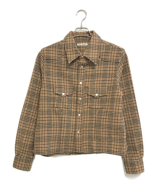 OUR LEGACY（アワーレガシー）OUR LEGACY (アワーレガシー) SHRUNKEN FRONTIER SHIRT ブラウン サイズ:46の古着・服飾アイテム