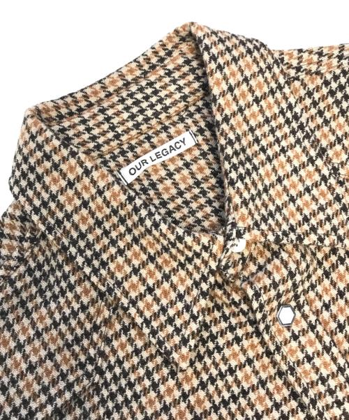 OUR LEGACY（アワーレガシー）OUR LEGACY (アワーレガシー) SHRUNKEN FRONTIER SHIRT ブラウン サイズ:46の古着・服飾アイテム