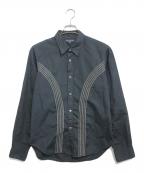 COMME des GARCONS HOMMEコムデギャルソン オム）の古着「シャツ」｜ブラック
