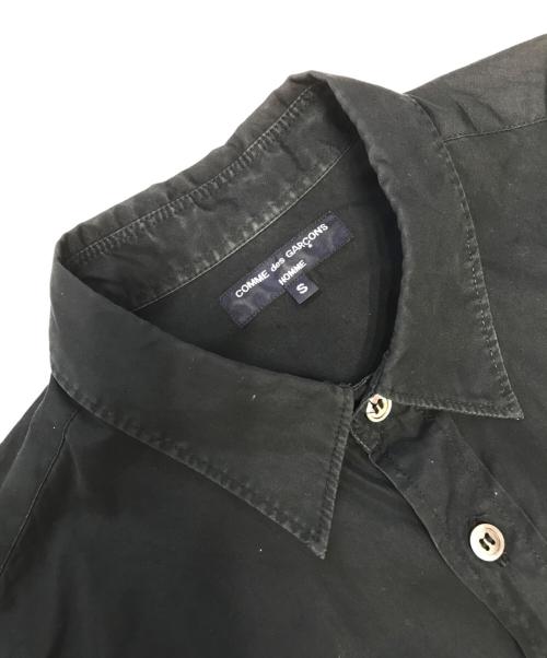 COMME des GARCONS HOMME（コムデギャルソン オム）COMME des GARCONS HOMME (コムデギャルソン オム) シャツ ブラック サイズ:Ｓの古着・服飾アイテム