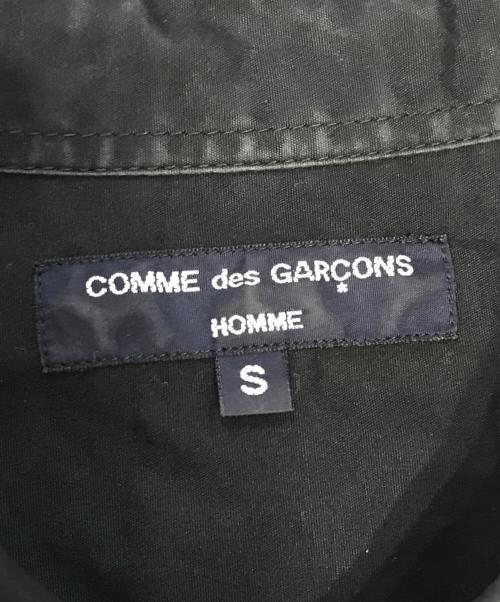 COMME des GARCONS HOMME（コムデギャルソン オム）COMME des GARCONS HOMME (コムデギャルソン オム) シャツ ブラック サイズ:Ｓの古着・服飾アイテム