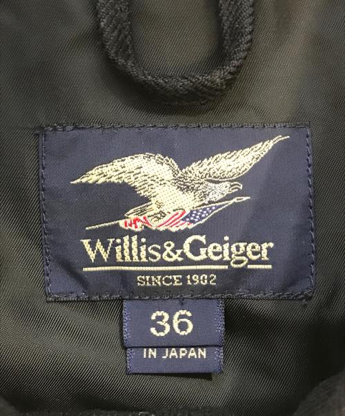 TOMORROW LAND PILGRIM（トゥモローランド ピルグリム）TOMORROW LAND PILGRIM (トゥモローランド ピルグリム) Willis&Geiger (ウィルスガイガー) ウール シャツブルゾン DORMEUIL ブラック サイズ:36の古着・服飾アイテム
