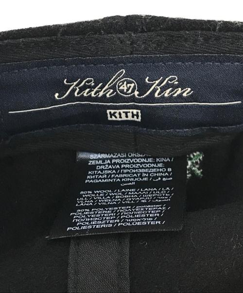 47BRAND（フォーティーセブンブランド）47BRAND (フォーティーセブンブランド) KITH (キス) スウェードキャップ ブラック×ブラウン サイズ:S 6 7/8 55.5cmの古着・服飾アイテム