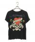 Ed Hardy（エド ハーディー）の古着「プリントTシャツ」｜ブラック