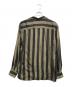 FENDI (フェンディ) striped woven shirt ブラウン×ブラック サイズ:SIZE 40：20000円