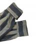 中古・古着 FENDI (フェンディ) striped woven shirt ブラウン×ブラック サイズ:SIZE 40：20000円