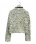 BOTTEGA VENETA (ボッテガベネタ) Multicolor Boucle Jacket ホワイト×黄緑 サイズ:SIZE 46：60000円