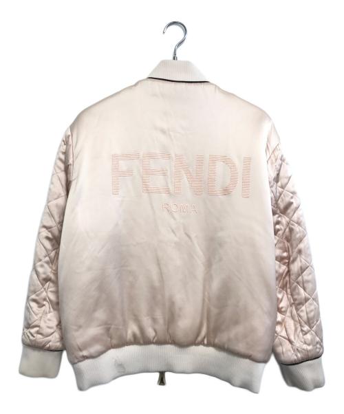FENDI（フェンディ）FENDI (フェンディ) リバーシブルブルゾン ブラック×ピンク サイズ:SIZE 40の古着・服飾アイテム