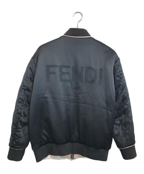 FENDI（フェンディ）FENDI (フェンディ) リバーシブルブルゾン ブラック×ピンク サイズ:SIZE 40の古着・服飾アイテム