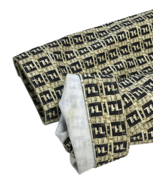 FENDI（フェンディ）FENDI (フェンディ) FFロゴモノグラムジャケット イエロー×ブラック サイズ:IT48/CN175/92A/KR95の古着・服飾アイテム