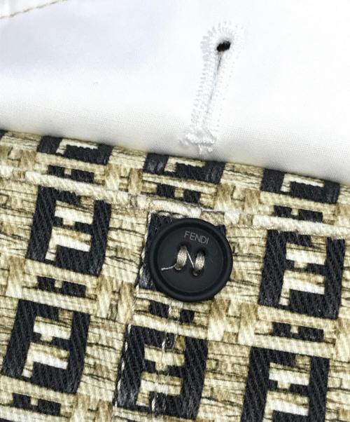 FENDI（フェンディ）FENDI (フェンディ) FFロゴモノグラムジャケット イエロー×ブラック サイズ:IT48/CN175/92A/KR95の古着・服飾アイテム