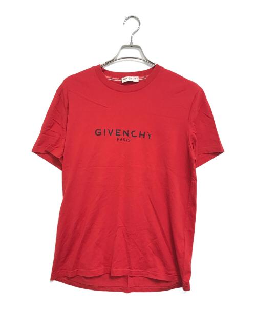 GIVENCHY（ジバンシィ）GIVENCHY (ジバンシィ) ロゴTシャツ レッド サイズ:Ｌの古着・服飾アイテム