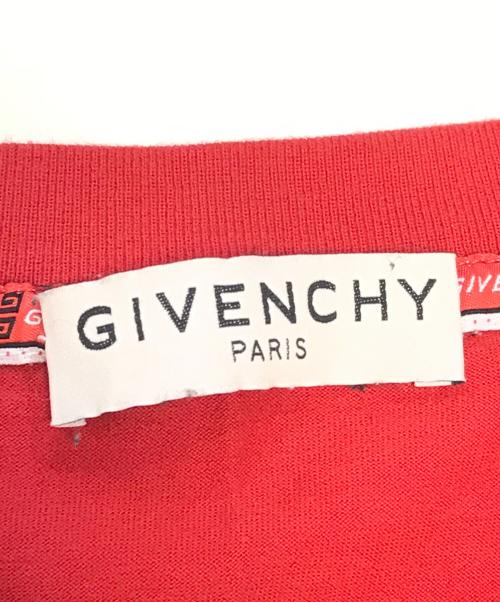 GIVENCHY（ジバンシィ）GIVENCHY (ジバンシィ) ロゴTシャツ レッド サイズ:Ｌの古着・服飾アイテム