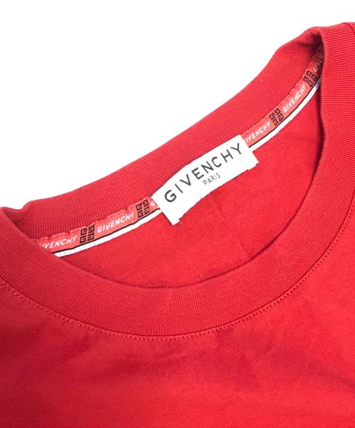 GIVENCHY（ジバンシィ）GIVENCHY (ジバンシィ) ロゴTシャツ レッド サイズ:Ｌの古着・服飾アイテム