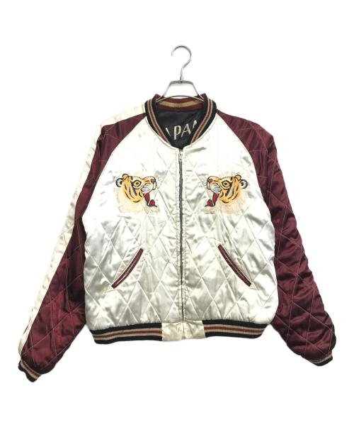 TAILOR 東洋（テーラー東洋）TAILOR 東洋 (テーラー東洋) スカジャン ブラック×ホワイト×レッド サイズ:SIZE XLの古着・服飾アイテム