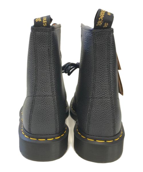 Dr.Martens（ドクターマーチン）Dr.Martens (ドクターマーチン) stussy (ステューシー) ハラコレザー8ホールブーツ ブラック サイズ:US8/UK7/EU41の古着・服飾アイテム