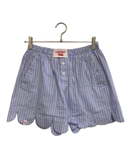 CHARLES JEFFREY LOVERBOY（チャールズ ジェフリー ラバーボーイ）CHARLES JEFFREY LOVERBOY (チャールズ ジェフリー ラバーボーイ) ボクサーショーツ スカイブルー サイズ:Sの古着・服飾アイテム