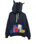 CHARLES JEFFREY LOVERBOY（チャールズ ジェフリー ラバーボーイ）の古着「PATCH EARS HOODY」｜ネイビー