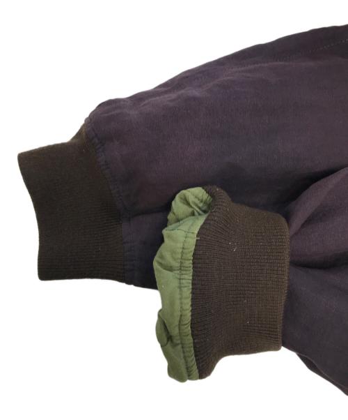 Yohji Yamamoto pour homme（ヨウジヤマモト プールオム）Yohji Yamamoto pour homme (ヨウジヤマモト プールオム) リバーシブルリネンボンバージャケット ボルドー×オリーブ サイズ:Mの古着・服飾アイテム