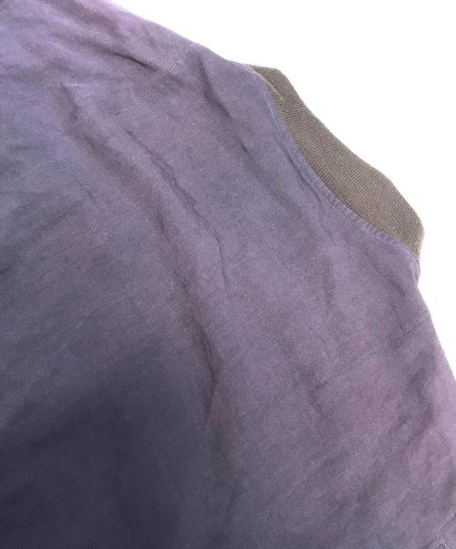 Yohji Yamamoto pour homme（ヨウジヤマモト プールオム）Yohji Yamamoto pour homme (ヨウジヤマモト プールオム) リバーシブルリネンボンバージャケット ボルドー×オリーブ サイズ:Mの古着・服飾アイテム