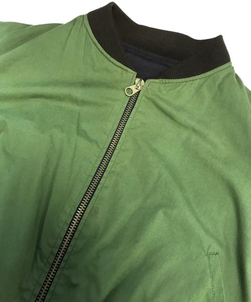 Yohji Yamamoto pour homme（ヨウジヤマモト プールオム）Yohji Yamamoto pour homme (ヨウジヤマモト プールオム) リバーシブルリネンボンバージャケット ボルドー×オリーブ サイズ:Mの古着・服飾アイテム