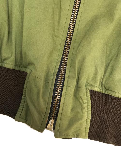 Yohji Yamamoto pour homme（ヨウジヤマモト プールオム）Yohji Yamamoto pour homme (ヨウジヤマモト プールオム) リバーシブルリネンボンバージャケット ボルドー×オリーブ サイズ:Mの古着・服飾アイテム