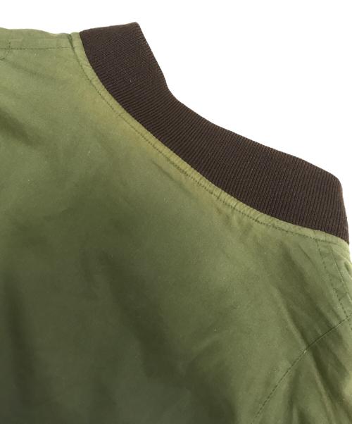 Yohji Yamamoto pour homme（ヨウジヤマモト プールオム）Yohji Yamamoto pour homme (ヨウジヤマモト プールオム) リバーシブルリネンボンバージャケット ボルドー×オリーブ サイズ:Mの古着・服飾アイテム