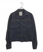 Yohji Yamamoto pour hommeヨウジヤマモト プールオム）の古着「ウールトラッカージャケット」｜ネイビー