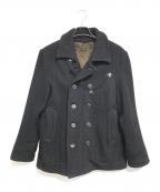 OLD JOE & Co.オールドジョー）の古着「裏ボアPコート」｜ブラック