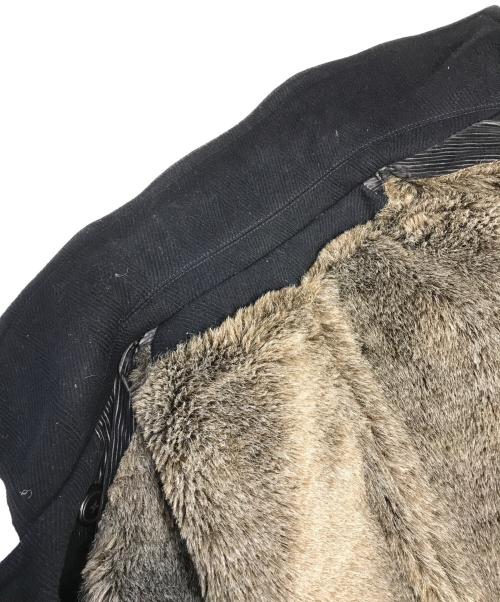 OLD JOE & Co.（オールドジョー）OLD JOE & Co. (オールドジョー) 裏ボアPコート ブラック サイズ:表記なしの古着・服飾アイテム