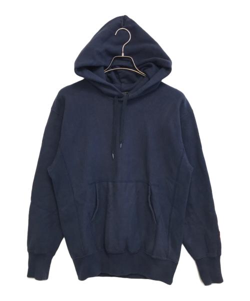 Hysteric Glamour（ヒステリックグラマー）Hysteric Glamour (ヒステリックグラマー) リヴァースウィーブ型パーカー ネイビー サイズ:Mの古着・服飾アイテム