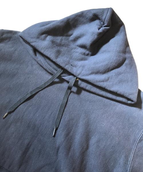 Hysteric Glamour（ヒステリックグラマー）Hysteric Glamour (ヒステリックグラマー) リヴァースウィーブ型パーカー ネイビー サイズ:Mの古着・服飾アイテム