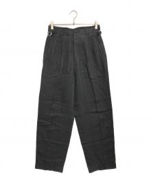 COMME des GARCONS HOMME（コムデギャルソン オム）の古着「2タックリネンスラックス」｜グレー