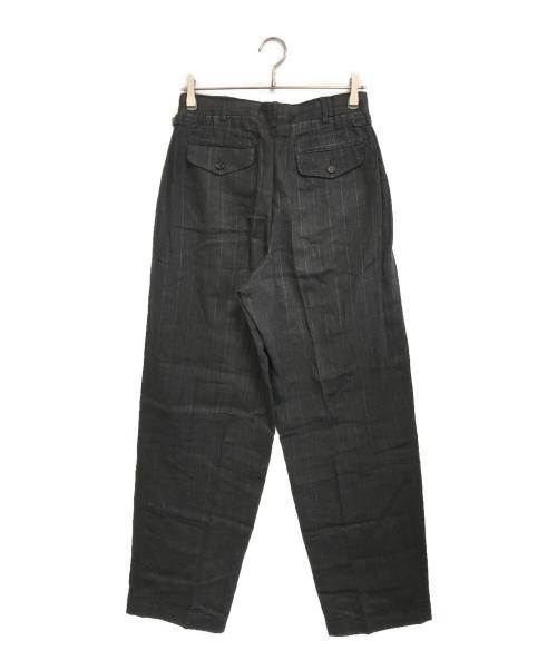 COMME des GARCONS HOMME（コムデギャルソン オム）COMME des GARCONS HOMME (コムデギャルソン オム) 2タックリネンスラックス グレー サイズ:Mの古着・服飾アイテム