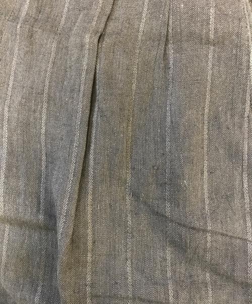 COMME des GARCONS HOMME（コムデギャルソン オム）COMME des GARCONS HOMME (コムデギャルソン オム) 2タックリネンスラックス グレー サイズ:Mの古着・服飾アイテム