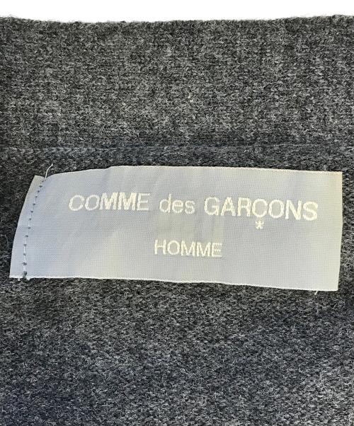 COMME des GARCONS HOMME（コムデギャルソン オム）COMME des GARCONS HOMME (コムデギャルソン オム) ポケ付きニットカーディガン グレー サイズ:表記なしの古着・服飾アイテム