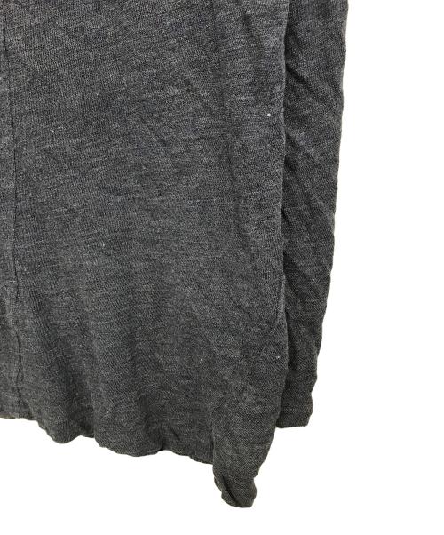 COMME des GARCONS HOMME PLUS（コムデギャルソンオムプリュス）COMME des GARCONS HOMME PLUS (コムデギャルソンオムプリュス) リネン混ニットジャケット ブルー サイズ:Mの古着・服飾アイテム