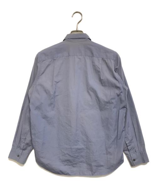 COMME des GARCONS SHIRT（コムデギャルソンシャツ）COMME des GARCONS SHIRT (コムデギャルソンシャツ) フロントプリーツシャツ ブルー サイズ:Sの古着・服飾アイテム