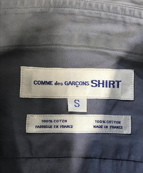 COMME des GARCONS SHIRT（コムデギャルソンシャツ）COMME des GARCONS SHIRT (コムデギャルソンシャツ) フロントプリーツシャツ ブルー サイズ:Sの古着・服飾アイテム
