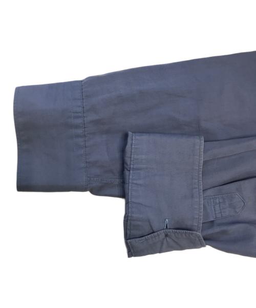 COMME des GARCONS SHIRT（コムデギャルソンシャツ）COMME des GARCONS SHIRT (コムデギャルソンシャツ) フロントプリーツシャツ ブルー サイズ:Sの古着・服飾アイテム