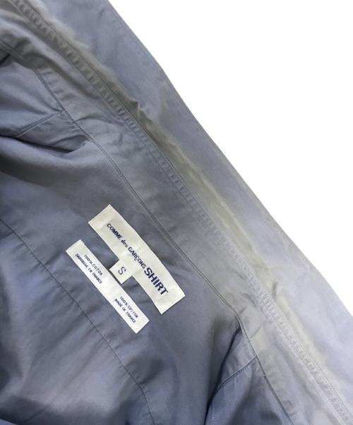 COMME des GARCONS SHIRT（コムデギャルソンシャツ）COMME des GARCONS SHIRT (コムデギャルソンシャツ) フロントプリーツシャツ ブルー サイズ:Sの古着・服飾アイテム