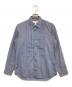 COMME des GARCONS SHIRT（コムデギャルソンシャツ）の古着「フロントプリーツシャツ」｜ブルー