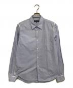 COMME des GARCONS HOMMEコムデギャルソン オム）の古着「パイピングシャツ」｜ブルー