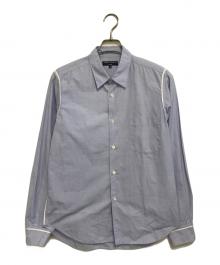 COMME des GARCONS HOMME（コムデギャルソン オム）の古着「パイピングシャツ」｜ブルー