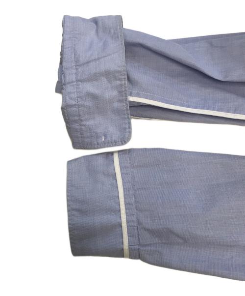 COMME des GARCONS HOMME（コムデギャルソン オム）COMME des GARCONS HOMME (コムデギャルソン オム) パイピングシャツ ブルー サイズ:Sの古着・服飾アイテム